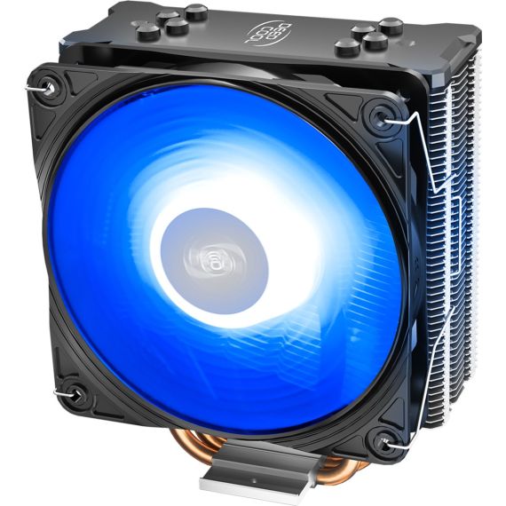 DEEPCOOL COOLER  "GAMMAXX GTE V2", INTEL SOCKET LGA1700(ADAPTER NEEDED)1200/1151/1150/1155/2011 & AMD AM5/AM4/FM2/AM3, UP TO 150W, 1X120MM PWM RGB FAN, 500~1650RPM, 17.8~27DBA, 56.5CFM, 4 PIN, PWM, HYDRO BEARING, 4 DIRECT -CONTACT COOPER HEATPIPES