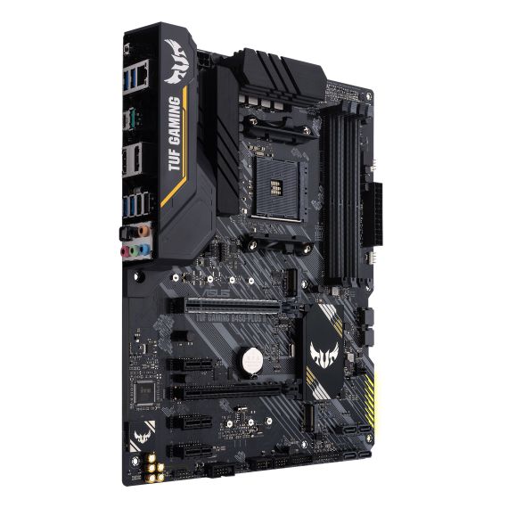 ASUS TUF GAMING B450-PLUS II, SOCKET AM4, AMD B450, DUAL 4XDDR4-4400, APU AMD GRAPHICS, HDMI, DP, 2XPCIE X16, 6XSATA3, RAID, 2XM.2, 3XPCIEX1, ALC S1200A HDA, GBE LAN, 2XUSB3.2 GEN2(TYPE A+C), 6XUSB3.2, AURA SYNC RGB, TUF COMP, ATX
