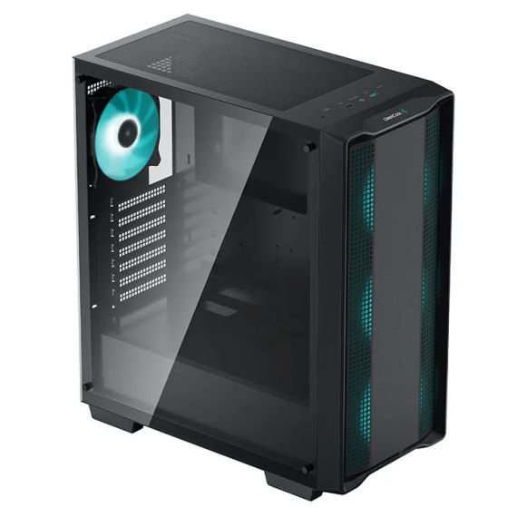 КОРПУС DEEPCOOL CC560 / W/OPSU / SIDE-WINDOW / 4X120MM / ATX / BLACK