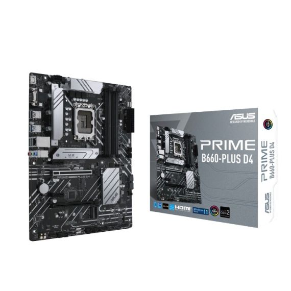 МАТЕРИНСКАЯ ПЛАТА ASUS PRIME B660-PLUS D4 / 1700 / B660 / DDR4 / ATX