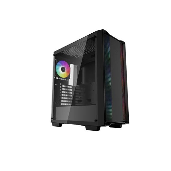 КОРПУС DEEPCOOL CC560 ARGB / W/OPSU / SIDE-WINDOW / 3X120MM / ATX / BLACK
