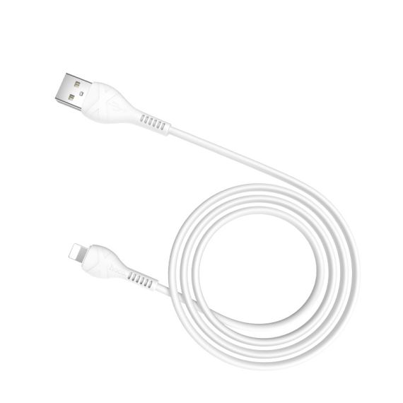 КАБЕЛЬ USB НА LIGHTNING HOCO  X37 COOL POWER / 1M / PVC / UP TO 2.4A / WHITE