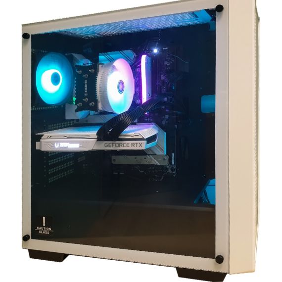КОМПЬЮТЕР ATOL PC1130MP - GAMING A-RGB#9 V5 WHITE / INTEL CORE I5 / 32GB / 512GB SSD + 2TB / RTX3060 / WHITE