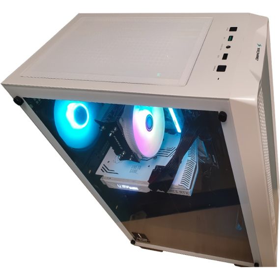 КОМПЬЮТЕР ATOL PC1130MP - GAMING A-RGB#9 V5 WHITE / INTEL CORE I5 / 32GB / 512GB SSD + 2TB / RTX3060 / WHITE