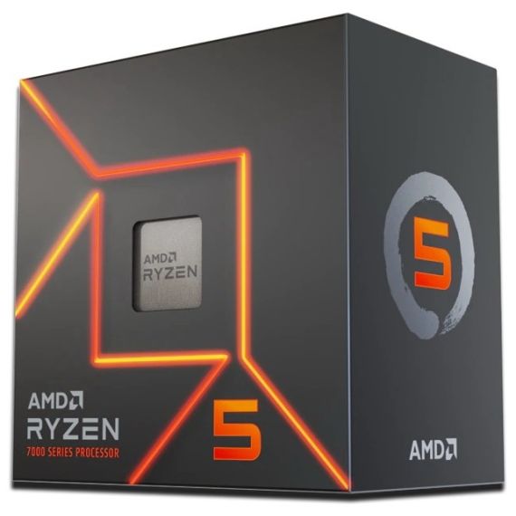 ПРОЦЕССОР AMD RYZEN 5 7600 / AM5 / 6C/12T / BOX (WITH AMD WRAITH STEALTH COOLER)