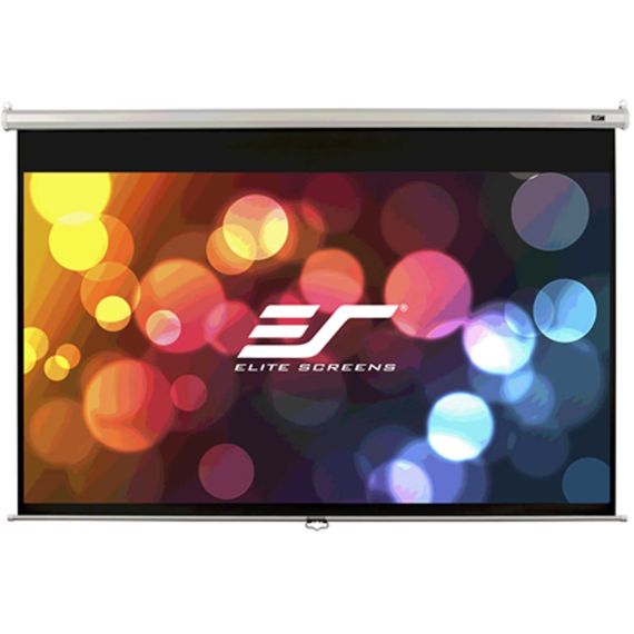 ELITE SCREENS 120" (4:3) 244 X 183CM, MANUAL PROJECTION SCREEN, PULL DOWN, WHITE