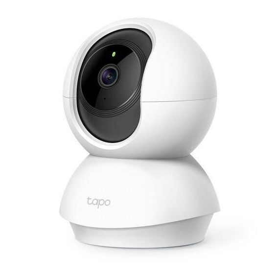 INDOOR IP SECURITY CAMERA  TP-LINK TAPO C200, WHITE, NO HUB REQUIRED, FHD (1920X1080), SMART PAN/TILT IP CAMERA, WIFI, 114° ANGLE LENS, 1/2.9“, F/NO: 2.4; FOCAL LENGTH: 4MM, 2-WAY AUDIO, PRIVACY MODE, MOTION TRACKING, NIGHT VISION, 360° PANORAMIC SNAPSHOT