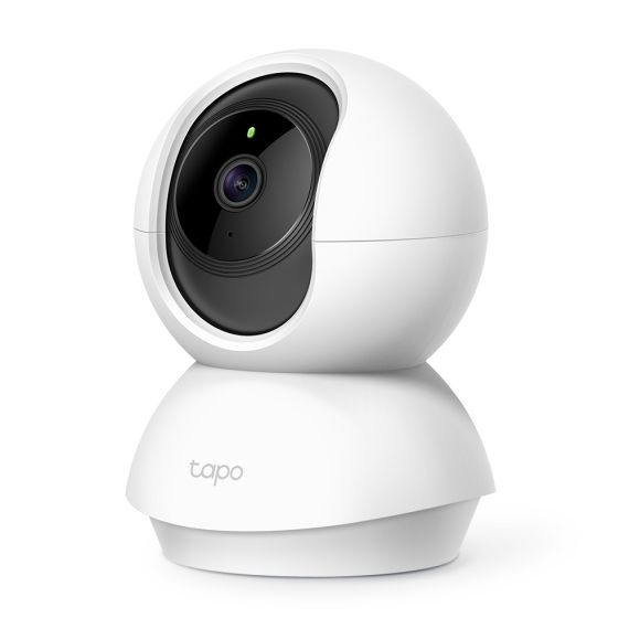 INDOOR IP SECURITY CAMERA  TP-LINK TAPO C210, WHITE,  NO HUB REQUIRED, FHD (1920X1080), SMART IP PAN/TILT CAMERA, WIFI, 114° ANGLE LENS, 1/2.8“, F/NO: 2.4; FOCAL LENGTH: 3.83MM, 2-WAY AUDIO, PRIVACY MODE, MOTION TRACKING, NIGHT VISION, 360° PANORAMIC SNAP