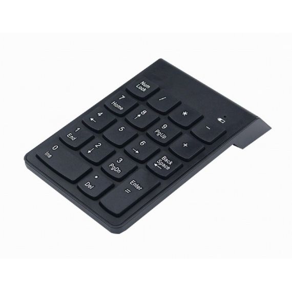 БЕСПРОВОДНОЙ КЕЙПАД GEMBIRD KPD-W-02 / 18 KEYS / USB / BLACK