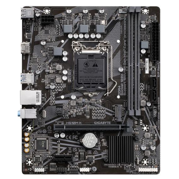 МАТЕРИНСКАЯ ПЛАТА GIGABYTE H510M K / SOCKET 1200 / INTEL H510 / DDR4 / MATX