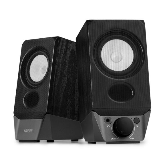КОЛОНКИ 2.0 EDIFIER R19BT BLACK / 4W RMS / 3,5 AUX / USB POWER