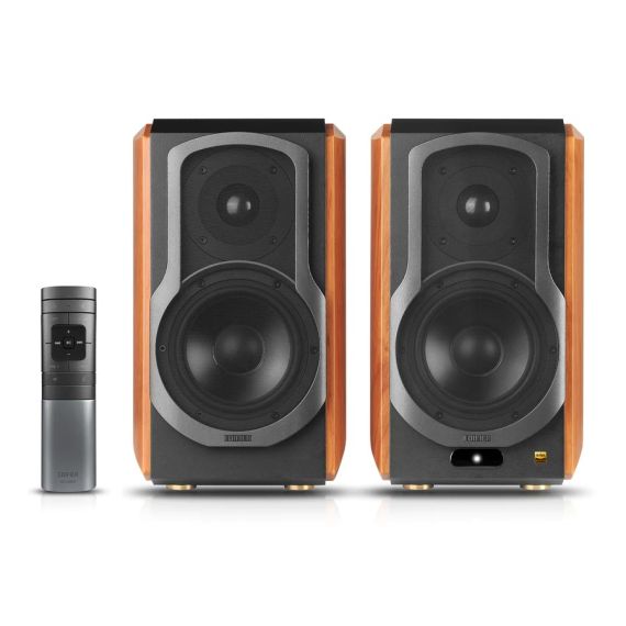 КОЛОНКИ 2.0 EDIFIER S1000W WOODEN / 120W / BLUETOOTH 5.0 / 2 X RCA / OPTICAL / COAXIAL / REMOTE CONTROL