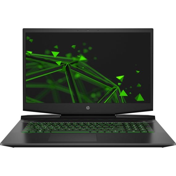 НОУТБУК 17.3" HP PAVILION GAMING 17-CD2081UR / INTEL CORE I5 / 8GB / 512GB SSD / RTX 3050TI / SHADOW BLACK WITH ACID GREEN PATTERN