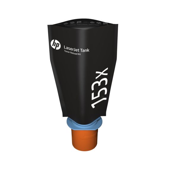 HP W153X (W1530X) BLACK HIGH YIELD TONER RELOAD KIT FOR LASERJET TANK 1502W, 2502DW, 1602W, 2602DN, 2602SDN, 2602SDW