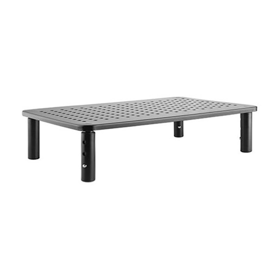 GEMBIRD MS-TABLE-01,  ADJUSTABLE MONITOR STAND (RECTANGLE), 20 KG, 370 X 235 X 120 MM, HEIGHT RANGE: 100/120/140 MM