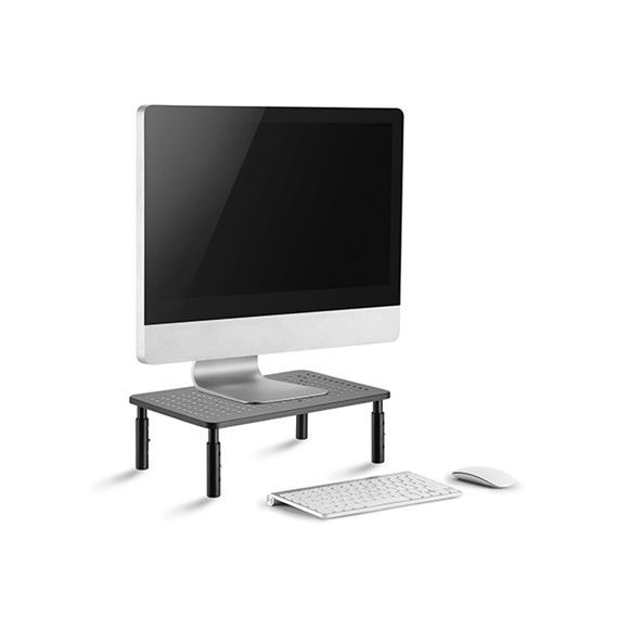 GEMBIRD MS-TABLE-01,  ADJUSTABLE MONITOR STAND (RECTANGLE), 20 KG, 370 X 235 X 120 MM, HEIGHT RANGE: 100/120/140 MM