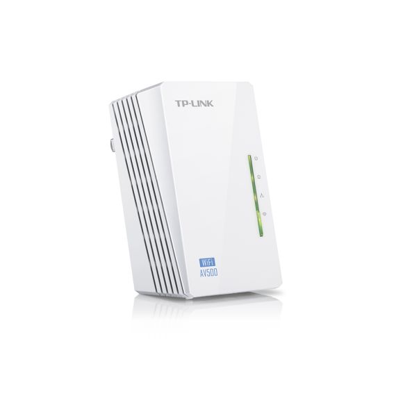 TP-LINK TL-WPA4220  N300 AV500 POWERLINE ADAPTER, COMPACT SIZE, 300MBPS POWERLINE DATARATE, 1 LAN PORT, POWER SOCKET, HOMEPLUG AV, GREEN POWERLINE,  PLUG AND PLAY, PAIR BUTTON, RANGE 300 METERS IN HOUSE