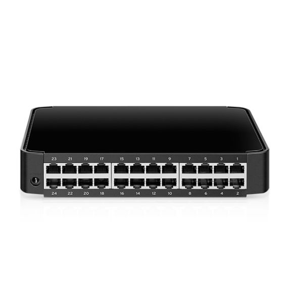 TP-LINK TL-SF1024M  24-PORT DESKTOP SWITCH, 24 10/100M RJ45 PORTS, GREEN ETHERNET, PLASTIC CASE