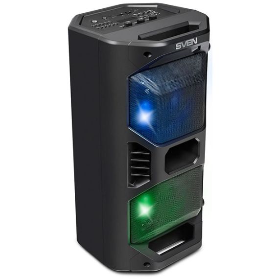 ПОРТАТИВНАЯ КОЛОНКА SVEN PS-600 BLACK / 50W / BLUETOOTH / FM TUNER / USB / MICROSD