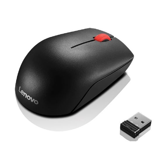 LENOVO ESSENTIAL COMPACT WIRELESS MOUSE ( 3 BUTTON, 2.4 GHZ WIRELESS VIA NANO USB, 1000 DPI)