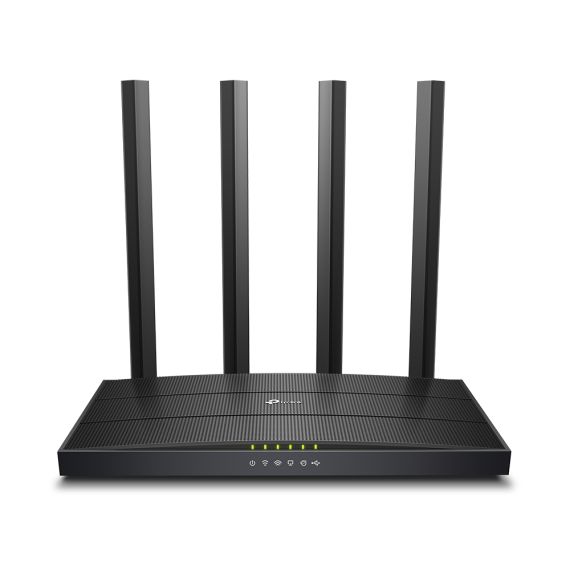 TP-LINK  ARCHER C6U  AC1200 DUAL BAND WIRELESS GIGABIT ROUTER, ATHEROS, 867MBPS AT 5GHZ + 300MBPS AT 2.4GHZ, 802.11AC/A/B/G/N, MU-MIMO, BEAMFORMING, 1 GIGABIT WAN + 4 GIGABIT LAN, USB FOR 4G MODEM/MEDIA/FTPSERVER, 4 EXTERNAL ANTENNAS + 1 INT. ANTENNA
