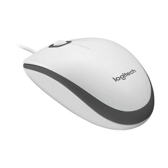 МЫШЬ ОПТИЧЕСКАЯ LOGITECH M100, WHITE