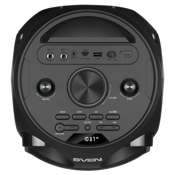 ПОРТАТИВНАЯ КОЛОНКА SVEN PS-750 BLACK / 50W / BLUETOOTH / FM TUNER / USB / MICROSD