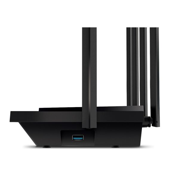 WI-FI РОУТЕР TP-LINK ARCHER AX73 / AX5400 DUAL BAND / WI-FI6 / GIGABIT / 1WAN+4LAN / USB3.0 / 6 EXTERNAL ANTENNAS