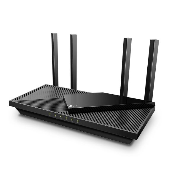 WI-FI РОУТЕР TP-LINK ARCHER AX55 / AX3000 DUAL BAND / WI-FI6 / GIGABIT / 1WAN+4LAN / USB3.0 / 4 EXTERNAL ANTENNAS