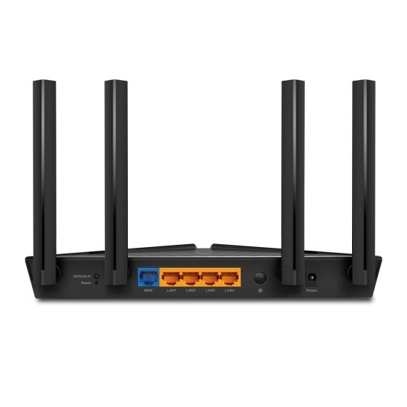 WI-FI РОУТЕР TP-LINK ARCHER AX53 / AX3000 DUAL BAND / WI-FI6 / GIGABIT / 1WAN+4LAN / 4 EXTERNAL ANTENNAS