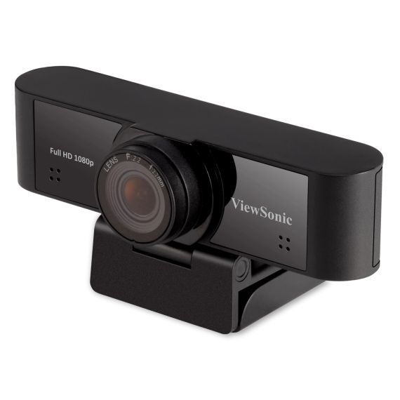 VIEWSONIC VB-CAM-001, FULL HD WEBCAM, SENSOR 2.07 MPX CMOS, UP TO 1080P@30FPS/25FPS, SUPERIOR CLARITY, WIDE FIELD OF VIEW 110°, EXCEPTIONAL LOW-LIGHT PERFORMANCE F2.2, FLEXIBLE MOUNTING OPTIONS, DUAL INTEGRATED MICROPHONES, REMARKABLE SOUND
