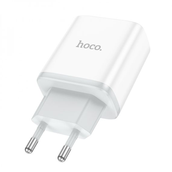 USB-ЗАРЯДНОЕ УСТРОЙСТВО HOCO C104A STAGE SINGLE PORT / 1 X USB-C / UP TO PD20W / QC3.0 / WHITE