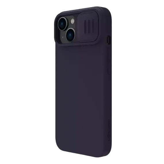 ЧЕХОЛ NILLKIN IPHONE 14 PLUS, CAMSHIELD SILKY SILICONE, DARK PURPLE