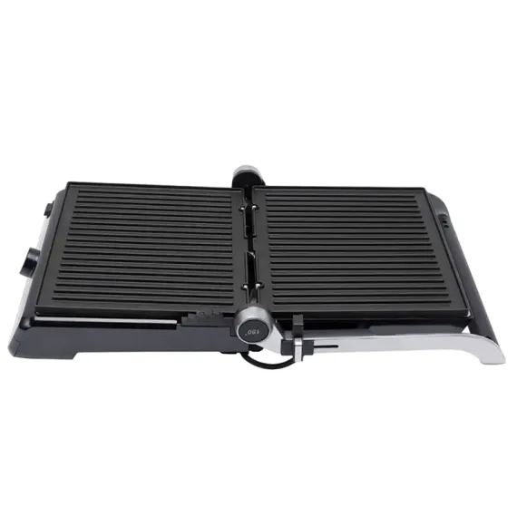 ЭЛЕКТРИЧЕСКИЙ ГРИЛЬ POLARIS PGP2102, 2000ВТ, СЕРЕБРИСТЫЙ