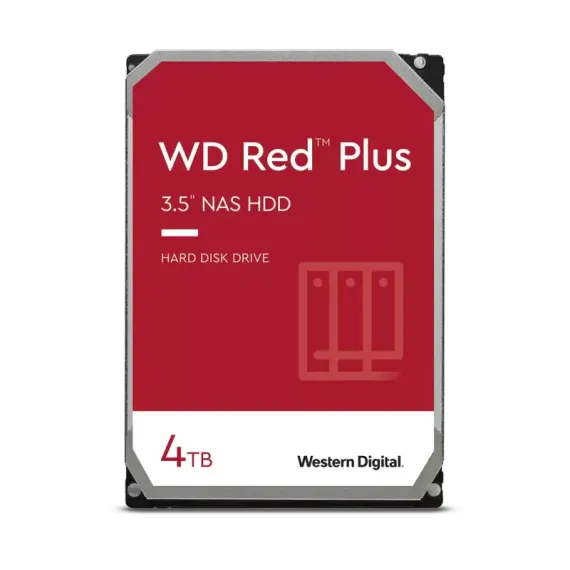 ЖЕСТКИЙ ДИСК WESTERN DIGITAL WD RED PLUS, 3.5", 4 ТБ