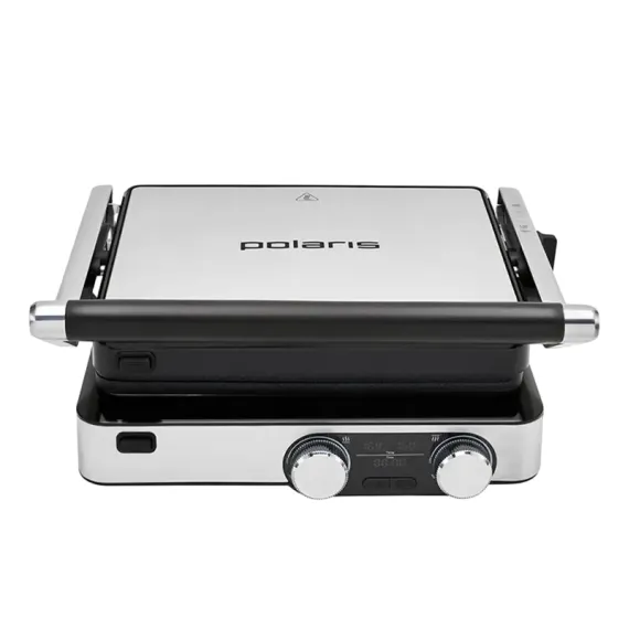 ЭЛЕКТРИЧЕСКИЙ ГРИЛЬ POLARIS PGP2302D, 2000ВТ, СЕРЕБРИСТЫЙ