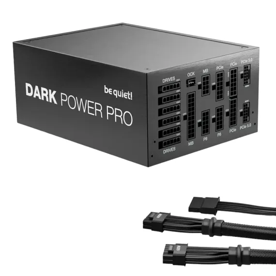 БЛОК ПИТАНИЯ ДЛЯ КОМПЬЮТЕРОВ BE QUIET! DARK POWER PRO 13, 1300 ВТ, ATX, ПОЛНОСТЬЮ МОДУЛЬНЫЙ