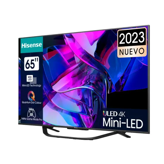 65" LED SMART TV HISENSE 65U7KQ, 3840X2160 4K UHD, VIDAA U7.0, NEGRU