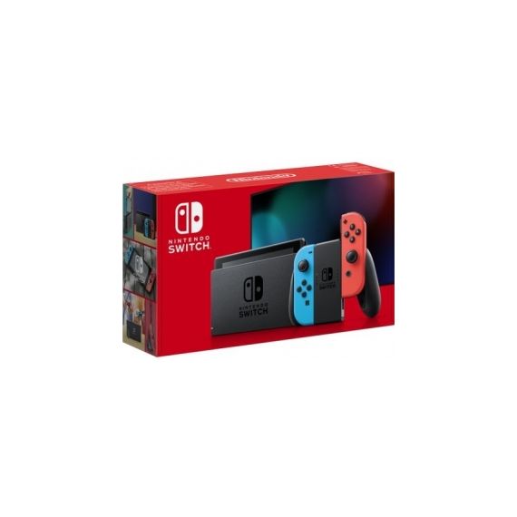 NINTENDO SWITCH NEON RED & NEON BLUE JOY-CON