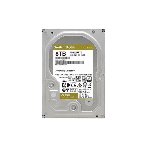 WESTERN DIGITAL GOLD ENTERPRISE CLASS WD8004FRYZ 8TB