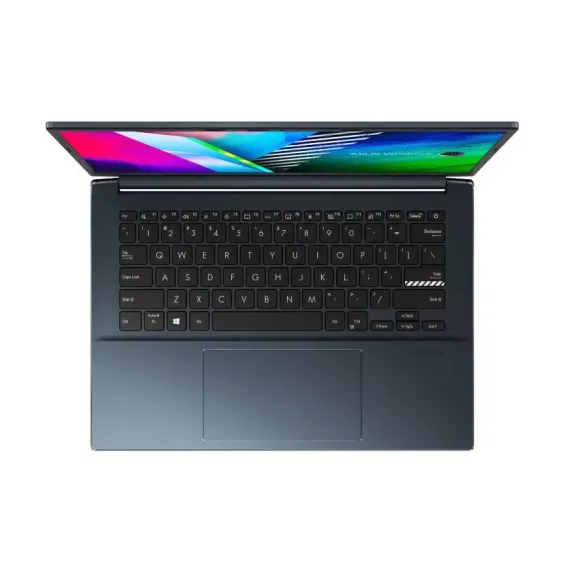 НОУТБУК 14" ASUS VIVOBOOK PRO 14 OLED M3401QA, QUIET BLUE, AMD RYZEN 7 5800H, 16ГБ/512ГБ, WINDOWS 10 HOME 64-BIT, RUSSIAN