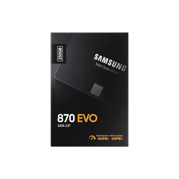 НАКОПИТЕЛЬ SSD SAMSUNG 870 EVO  MZ-77E250, 250ГБ, MZ-77E250B/KR