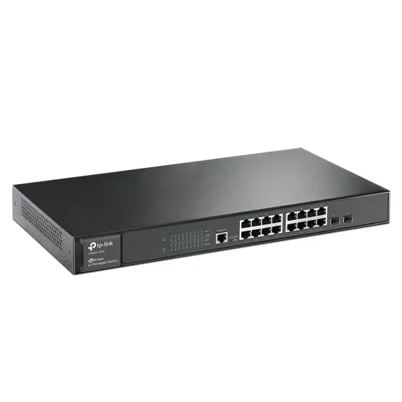 16-PORT GIGABIT SWITCH  TP-LINK "T2600G-18TS",2XSFP EXPANSION SLOT