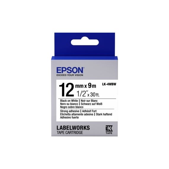EPSON LK-4WBW BLACK/WHITE