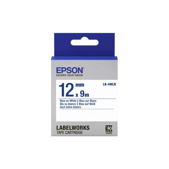 EPSON LK4WLN BLUE/WHITE