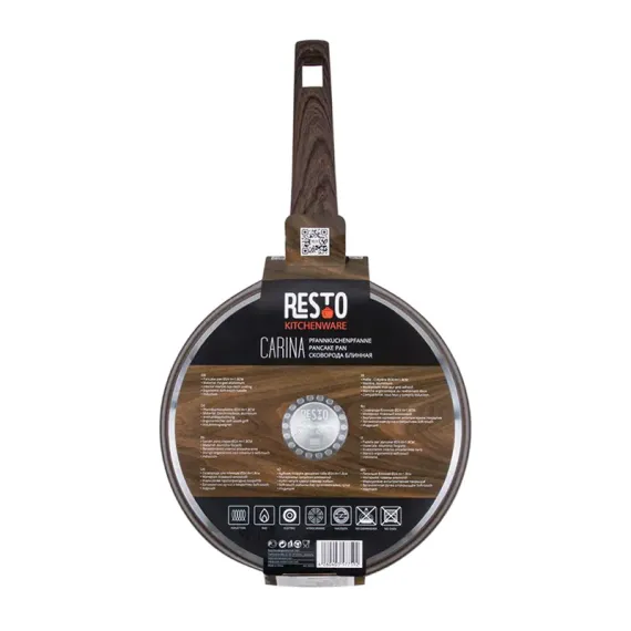 TIGAIE PENTRU CLATITE RESTO 93025, 24CM, NEGRU