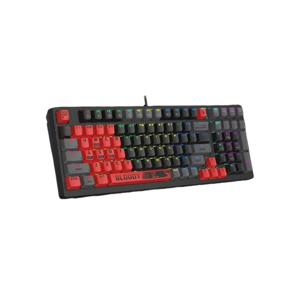 TASTATURA BLOODY S98 SPORTS, CU FIR, ROSU