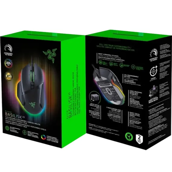 GAMING MOUSE RAZER BASILISK V3, NEGRU