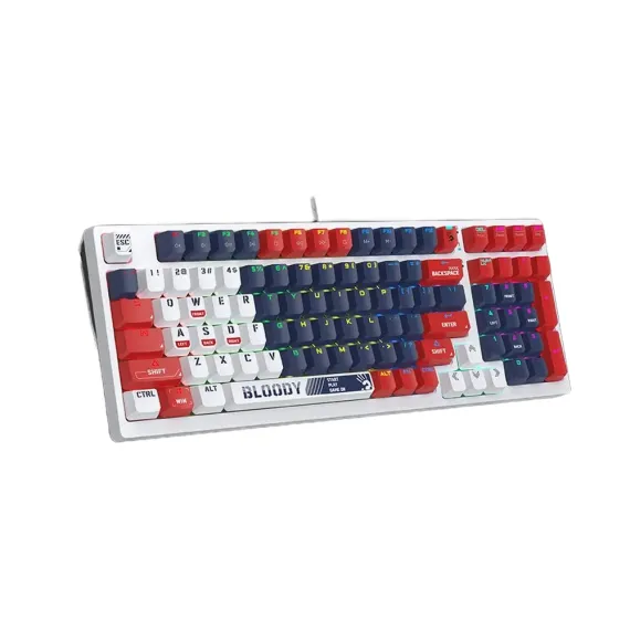 TASTATURA BLOODY S98, CU FIR, BLEUMARIN