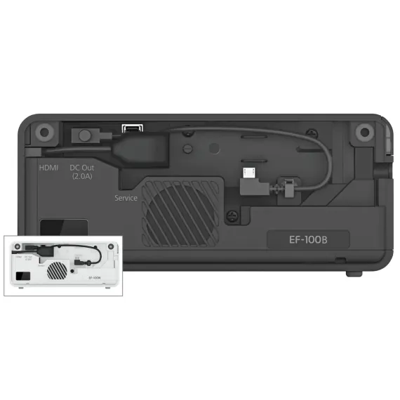 МОБИЛЬНЫЙ ПРОЕКТОР EPSON EF-100W, 2000ANSI LUMENS, WXGA (1280 X 800)